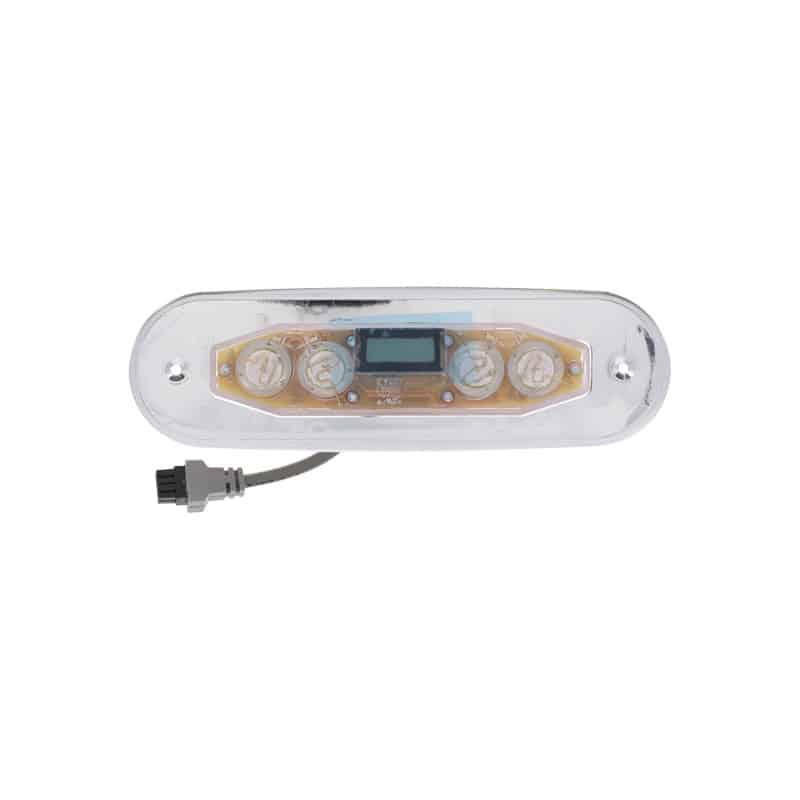 Balboa ML400 Topside Panel 4 Button – Jets, Aux, Temp, Light For Sale