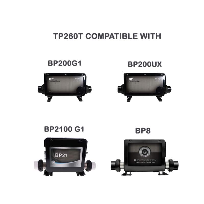 Balboa TP260T Topside Panel. Temp, Jets, Light and Aux For Sale