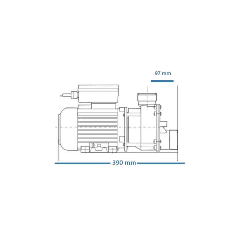 LX EA350 Circ Pump with Optional Air Switch For Sale