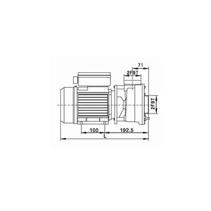 LX LP300 Single Speed Pump 3.0HP For Sale