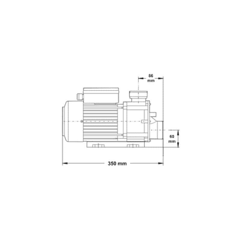 LX TDA100 Circulation Pump 1.0 HP For Sale