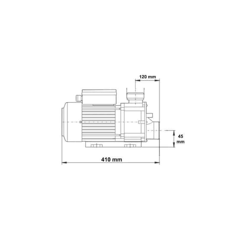 LX TDA200 Single Speed 2.0HP Pump For Sale