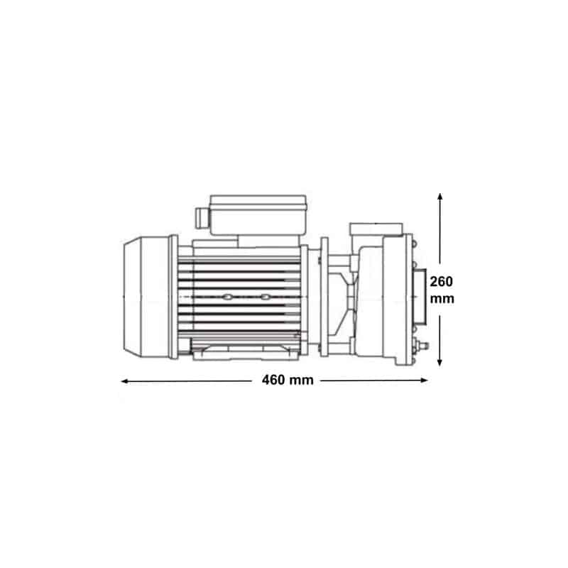 LX WP500-II Dual Speed 5.0HP Pump For Sale