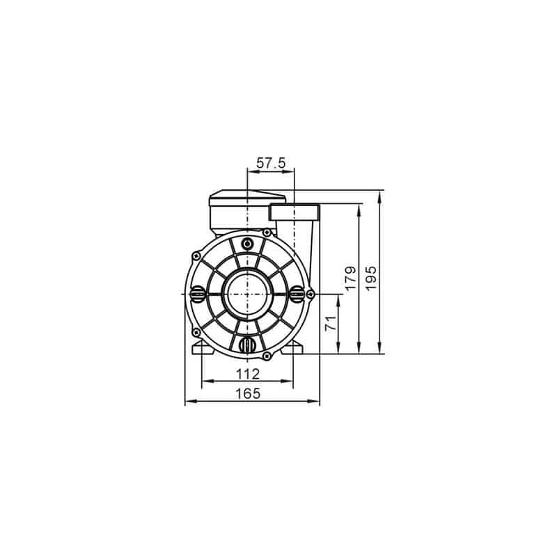LX WTC50M Circulation Pump – Replacement for Blue Whale Spa Storm Force 1 For Sale