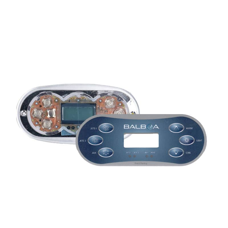 Balboa TP600 Overlay 6 Button Jets 1, Jets 2, Flip, Warm, Light, Cool. For Sale