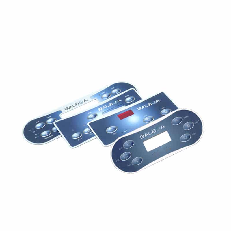 Balboa TP600 Overlay 6 Button Jets, Aux, Flip, Warm, Light, Cool. For Sale