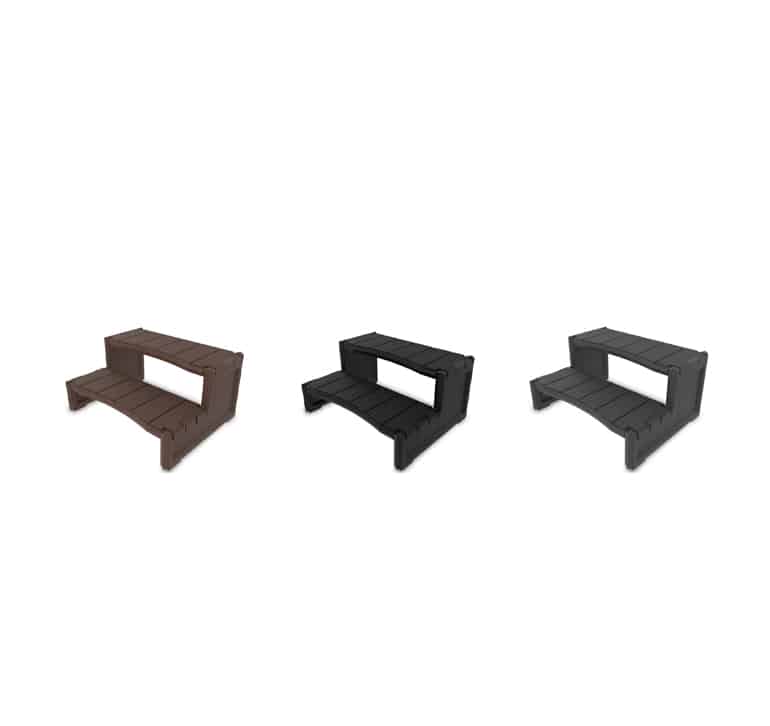 Black EZY Hot Tub Steps For Sale